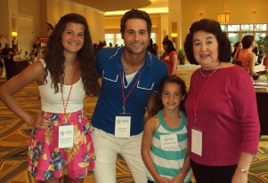 Charmaine Directors & Staff with Actor Chad Broskey